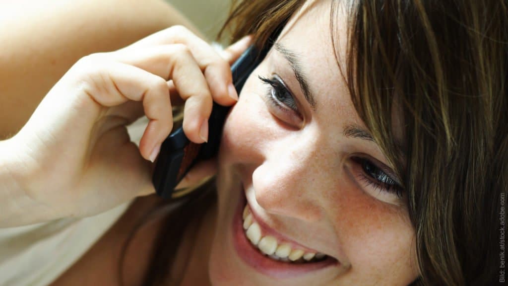 Flirten am telefon