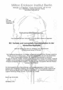 Verbale und nonverbalen Kommunikation in der klinischen Hypnose