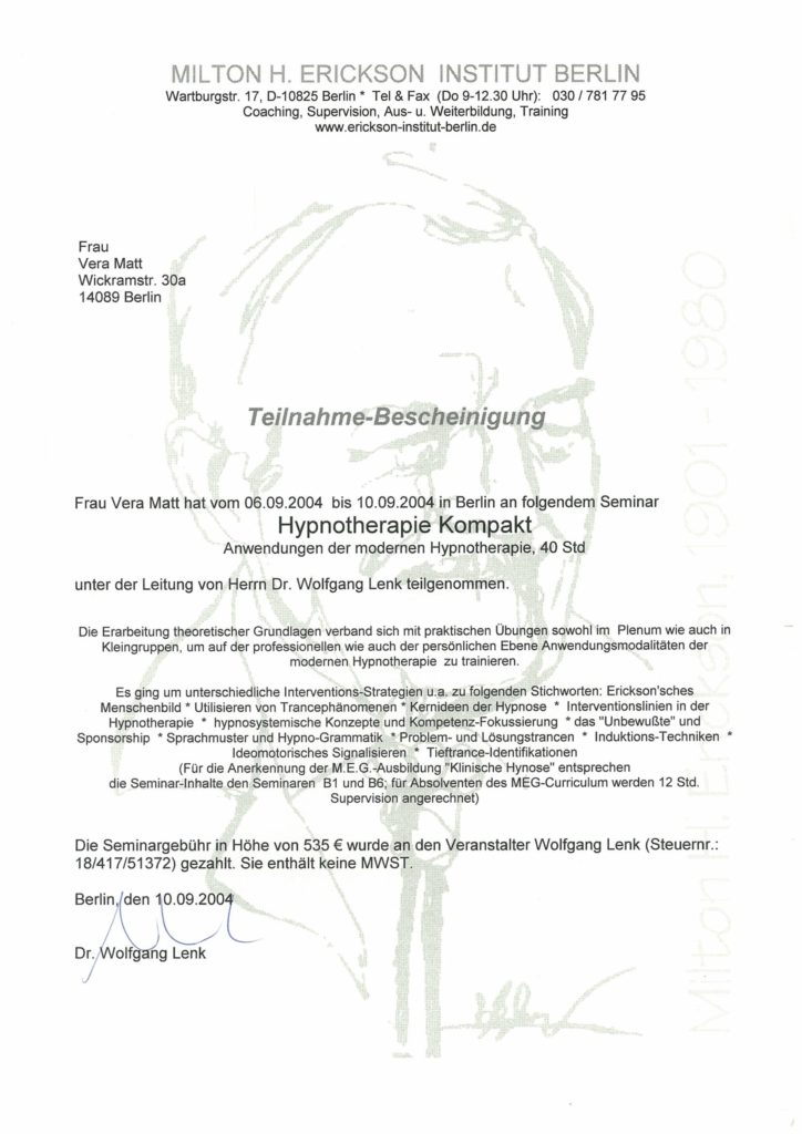 Hypnotherapie kompakt