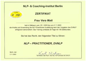 NLP-Practitioner, DVNLP