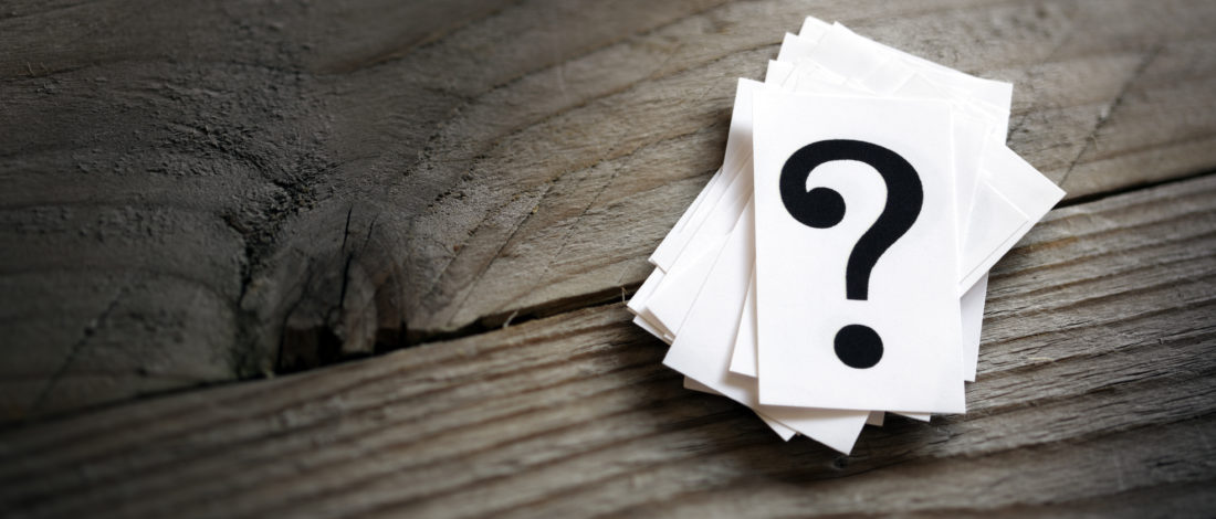 Question mark Question mark heap on table concept for confusion, question or solution