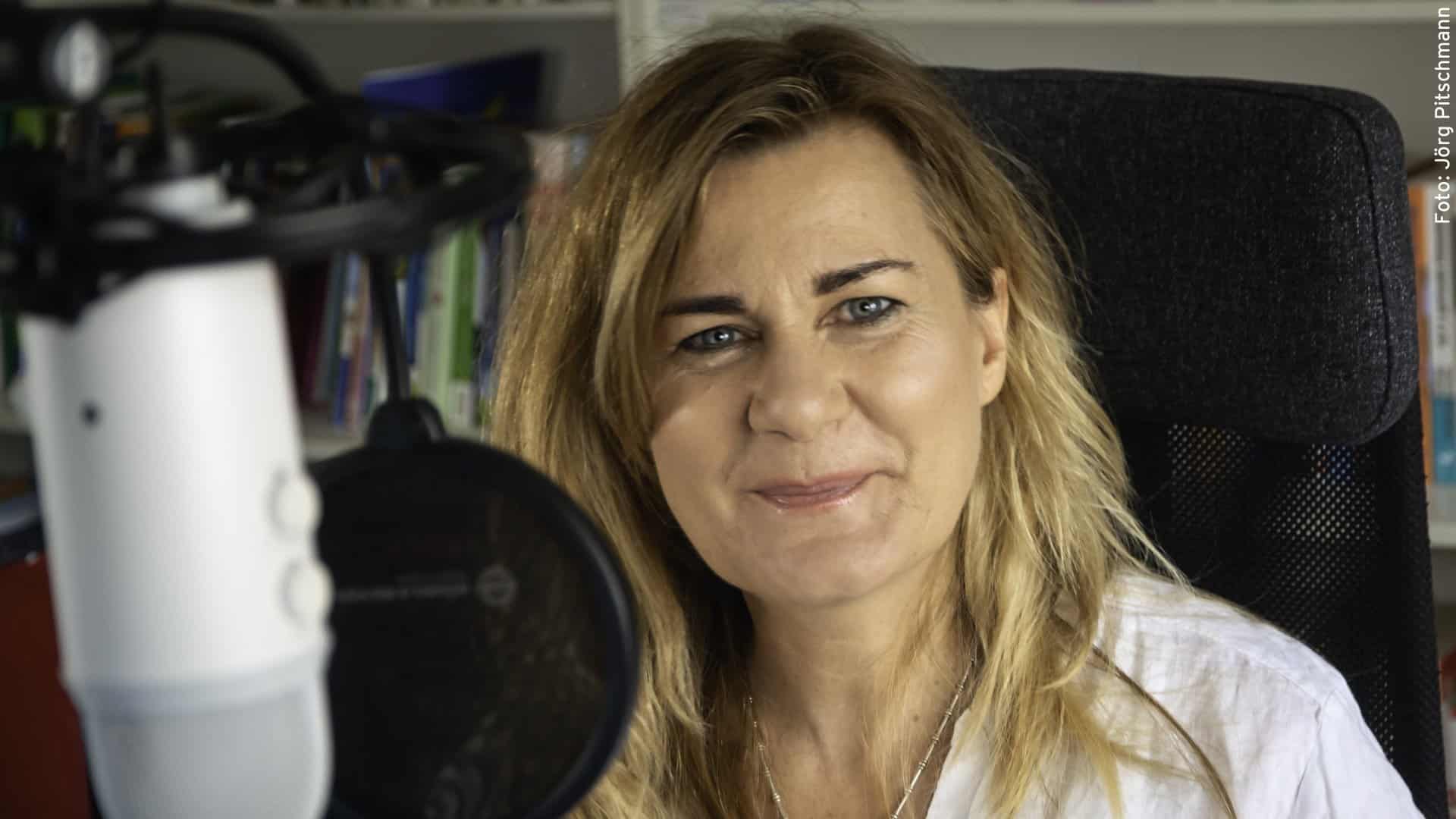 Vera Matt, Paartherapeutin, in ihrem Aufnahmestudio (Bild: Jörg Pitschmann)
